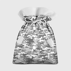 Подарочный мешок Серый Военный Камуфляж