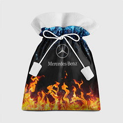 Мешок для подарков Mercedes-Benz: Вода и Огонь, цвет: 3D-принт