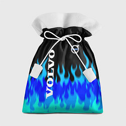 Мешок для подарков Volvo размытый огонь, цвет: 3D-принт