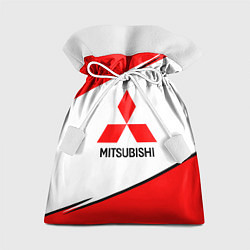 Мешок для подарков Mitsubishi Logo Geometry, цвет: 3D-принт