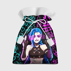 Мешок для подарков JINX ДЖИНКС NEON PATTERN, цвет: 3D-принт