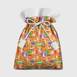 Мешок для подарков Собачья Йога, цвет: 3D-принт