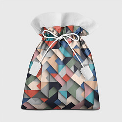 Мешок для подарков Herringbone 3D Вышивка Ёлочка, цвет: 3D-принт