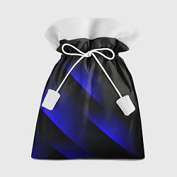 Подарочный мешок Blue Fade 3D Синий градиент