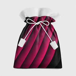 Мешок для подарков Red Stripe 3D Красные полосы, цвет: 3D-принт