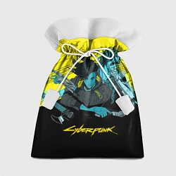 Подарочный мешок Ви и Джонни Cyberpunk 2077 Vi johnny