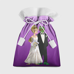 Мешок для подарков Свадьба - Чертовски привлекательные, цвет: 3D-принт