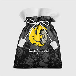 Мешок для подарков Smile from hell, цвет: 3D-принт
