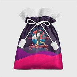 Мешок для подарков Серфинг и лето, цвет: 3D-принт