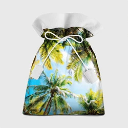 Мешок для подарков Пальмы под солнцем, цвет: 3D-принт