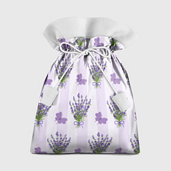 Мешок для подарков Лавандовые бабочки, цвет: 3D-принт
