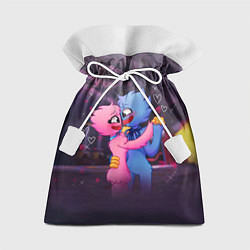 Мешок для подарков POPPY PLAYTIME Влюбленные Хагги Вагги и Кисси Мисс, цвет: 3D-принт