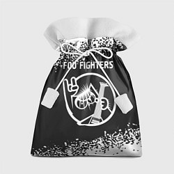 Мешок для подарков Foo Fighters КОТ Арт, цвет: 3D-принт