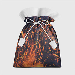 Мешок для подарков Искры от пламени, цвет: 3D-принт