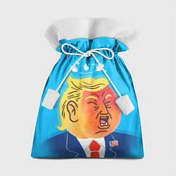 Мешок для подарков Дональд Трамп и Твиттер, цвет: 3D-принт