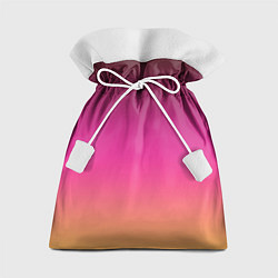 Мешок для подарков Оранжево-пурпурный градиент, цвет: 3D-принт