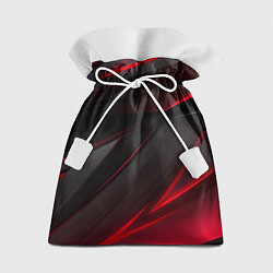 Подарочный мешок Красно-черный фон