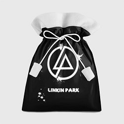 Мешок для подарков Linkin Park логотип краской, цвет: 3D-принт