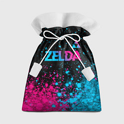 Мешок для подарков Zelda Neon Triforce, цвет: 3D-принт