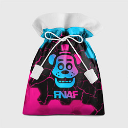 Мешок для подарков FNAF мишка - neon gradient, цвет: 3D-принт