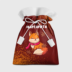 Мешок для подарков Маргарита осенняя лисичка, цвет: 3D-принт