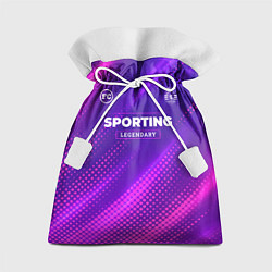 Мешок для подарков Sporting legendary sport grunge, цвет: 3D-принт