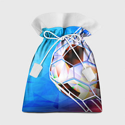 Подарочный мешок Футбольный мяч в сетке ворот