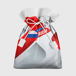 Мешок для подарков Welcome to Russia red & white, цвет: 3D-принт