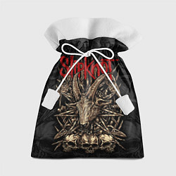 Мешок для подарков Slipknot - goat head, цвет: 3D-принт