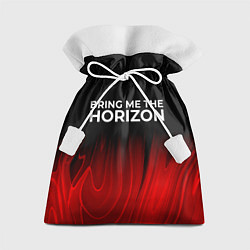 Мешок для подарков Bring Me the Horizon red plasma, цвет: 3D-принт