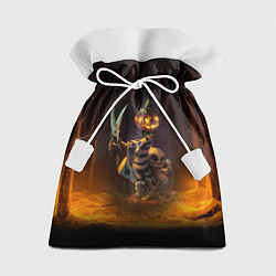 Мешок для подарков Пугало с ножницами - Halloween, цвет: 3D-принт