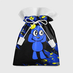 Мешок для подарков Радужные друзья Синий, цвет: 3D-принт