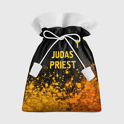 Мешок для подарков Judas Priest - gold gradient: символ сверху, цвет: 3D-принт