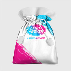 Мешок для подарков Land Rover neon gradient style, цвет: 3D-принт