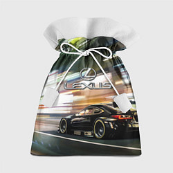 Мешок для подарков Lexus - скорость режим, цвет: 3D-принт