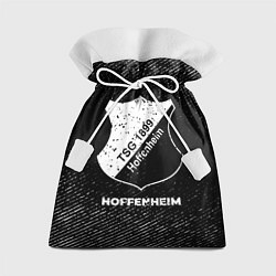 Мешок для подарков Hoffenheim с потертостями на темном фоне, цвет: 3D-принт