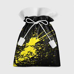 Мешок для подарков Желтые брызги, цвет: 3D-принт