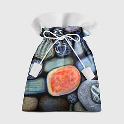 Мешок для подарков Цветные камушки, цвет: 3D-принт