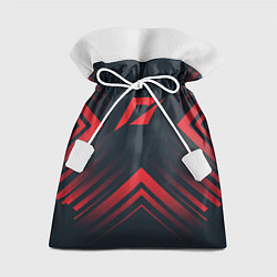 Мешок для подарков Красный символ Need for Speed на темном фоне со ст, цвет: 3D-принт