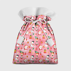 Подарочный мешок Новый год - снеговики