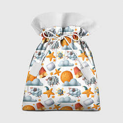 Мешок для подарков Сон - барашки и подушки, цвет: 3D-принт