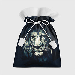 Мешок для подарков Голова царя-зверей льва, цвет: 3D-принт