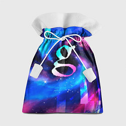 Мешок для подарков Garbage неоновый космос, цвет: 3D-принт