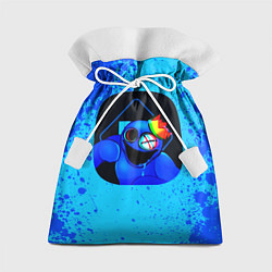 Мешок для подарков Радужные друзья: Синий глитч, цвет: 3D-принт