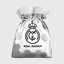 Мешок для подарков Real Madrid sport на светлом фоне, цвет: 3D-принт