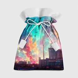 Мешок для подарков Разъяренный город, цвет: 3D-принт