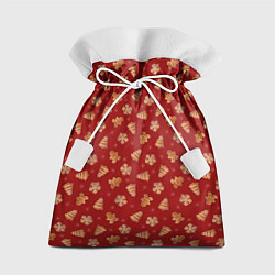 Мешок для подарков Имбирный Новый год, цвет: 3D-принт
