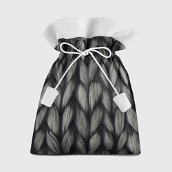 Мешок для подарков Грубая вязка - текстура, цвет: 3D-принт