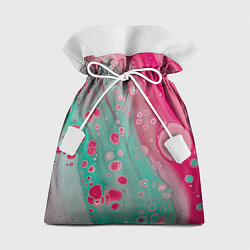Подарочный мешок Розовые и голубые краски