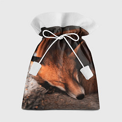 Мешок для подарков Спящая лисичка, цвет: 3D-принт